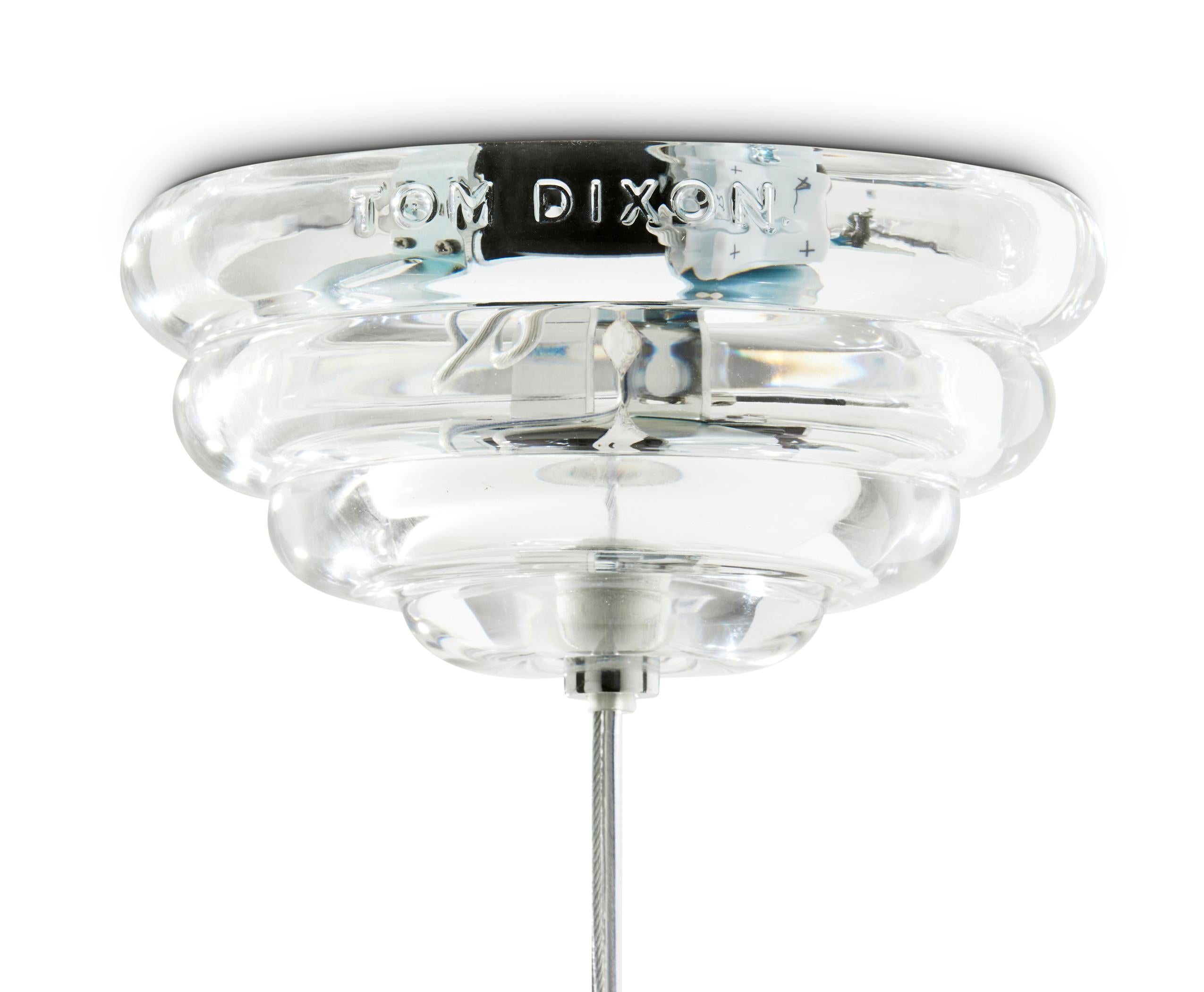 Tom Dixon 'Press' Mini Sphere Glass Pendant For Sale 7