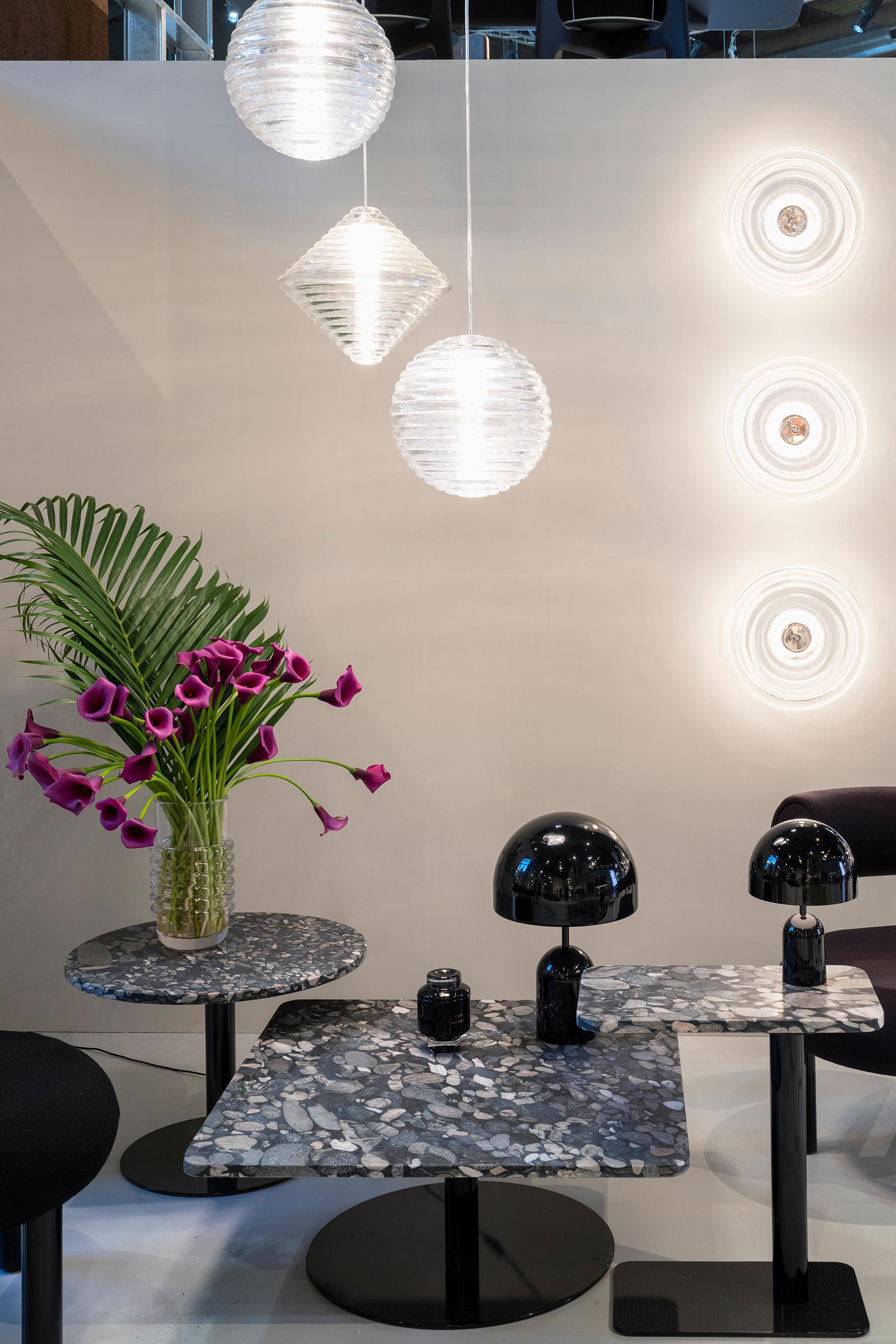Tom Dixon 'Press' Mini Sphere Glass Pendant In New Condition For Sale In Glendale, CA