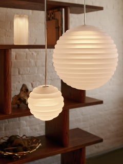 Tom Dixon 'Press' Mini Sphere Pendant, Frosted Glass, Modern Design, UK