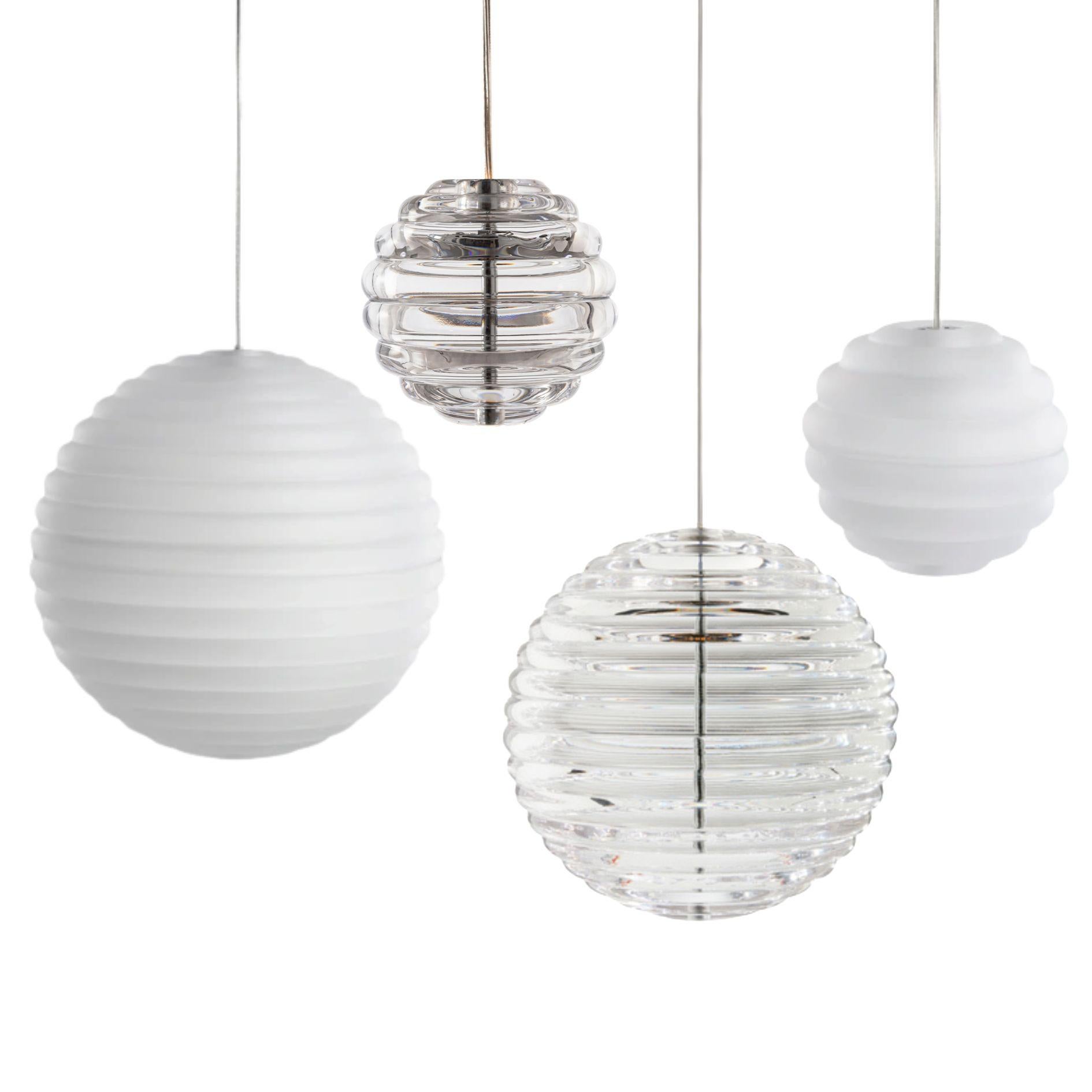 Pressé Pendentif sphère en verre 'Press' de Tom Dixon en vente