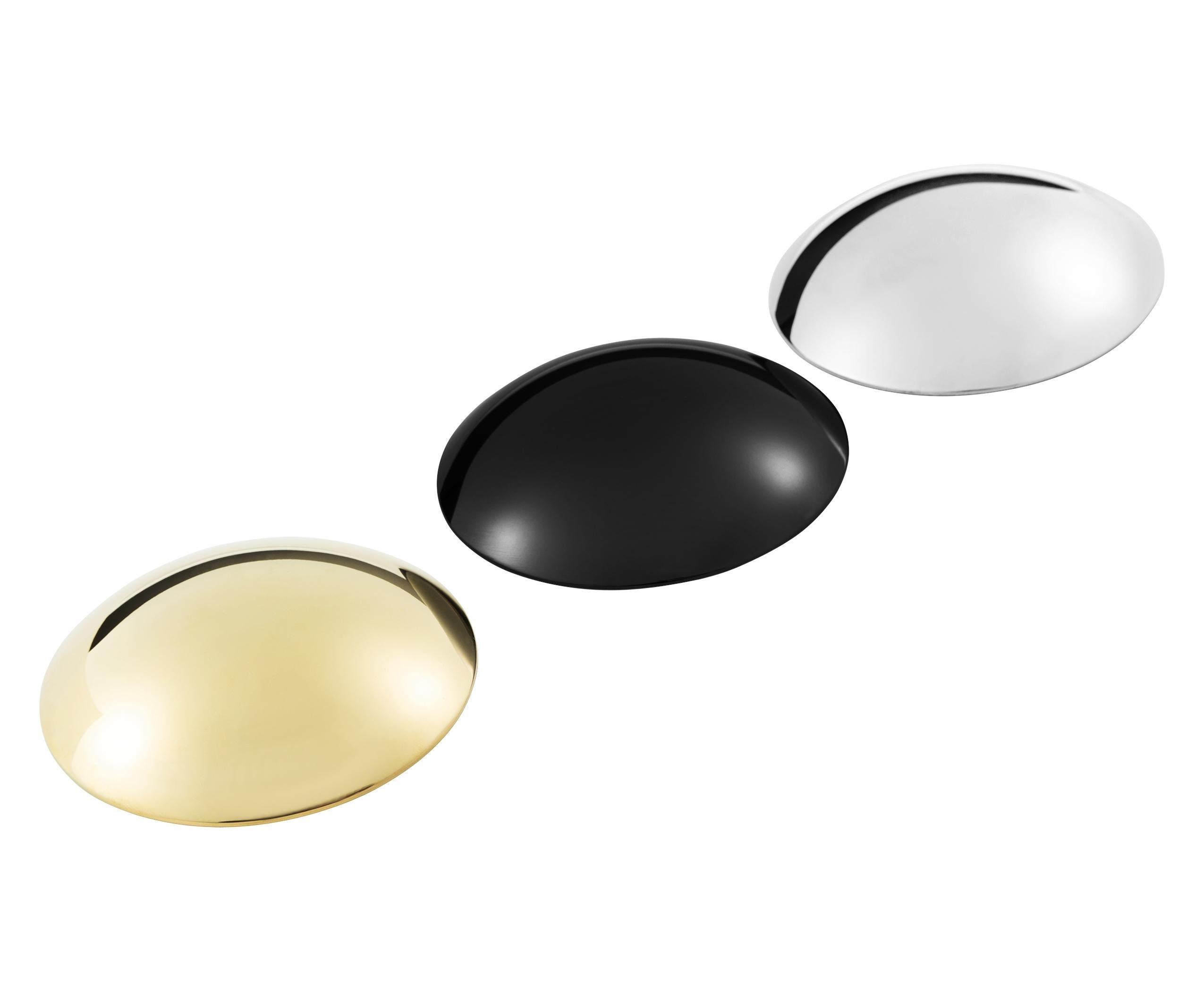 Applique ronde « Press Surface » de Tom Dixon en verre transparent avec capuchon interchangeable en vente 2