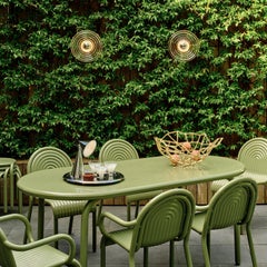 Tom Dixon 'Press Surface' Clear Glass Round Wall Light With Interchangeable Cap