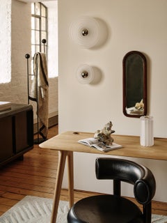 Tom Dixon 'Slab' Solid Wood Desk, Natural Oak, Mid-Century Modern, UK