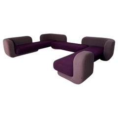 Tom Dixon “Soft” Sofa, 10-Seat Sofa, Made by George Smith, in Bouclé Wool