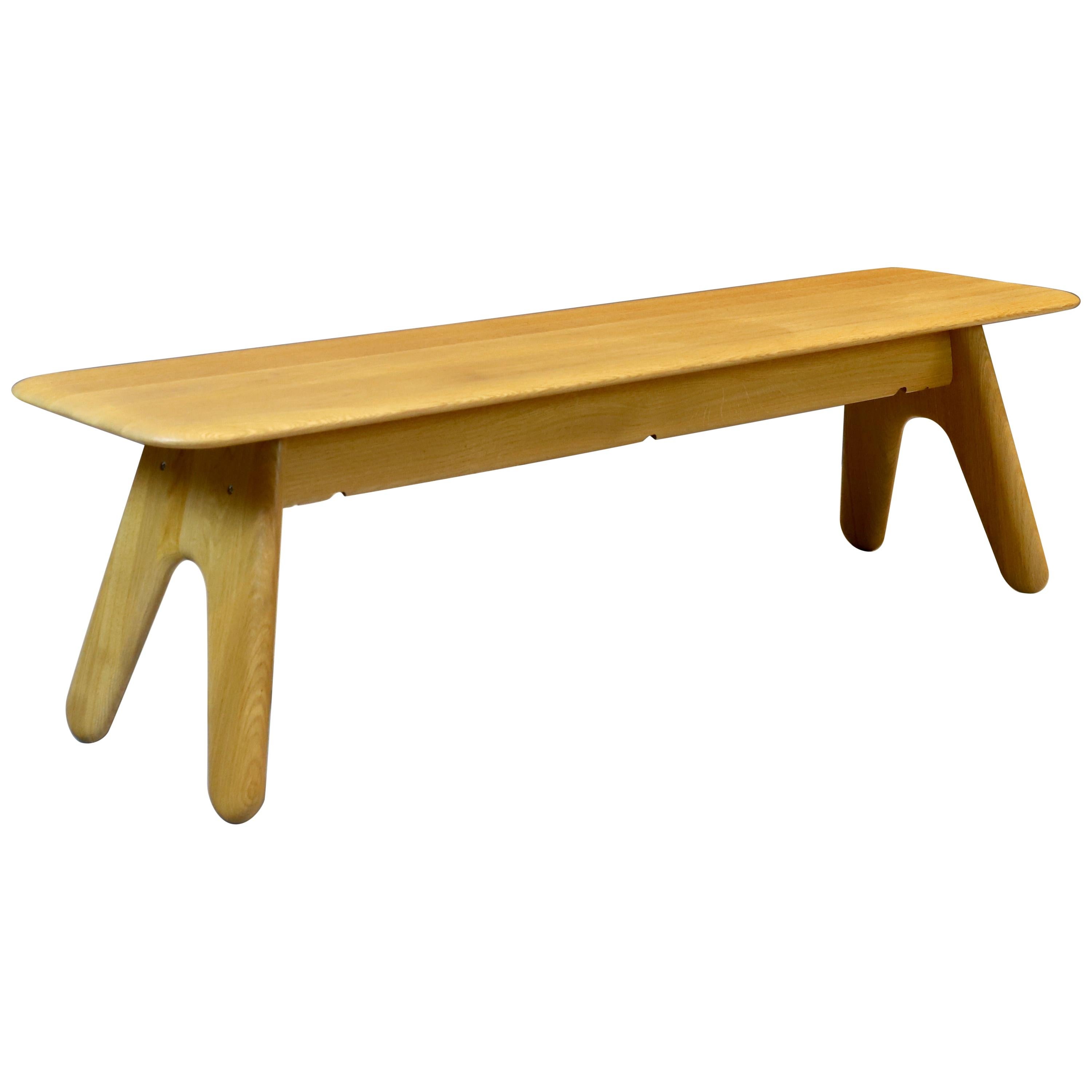 Tom Dixon, Solid Oak Slab Bench For Sale