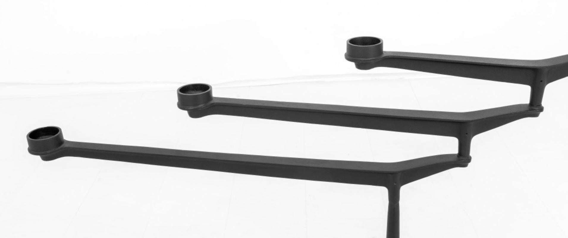 Minimalist Tom Dixon 'Spin' Modern Design Candelabra