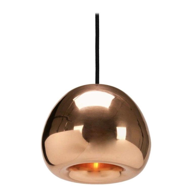 Tom Dixon Void Mini Copper Pendant Light Fixture, New, Modern, UK