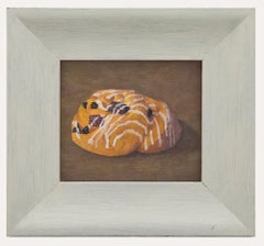 Tom Elliot (b.1965) - Framed Contemporary Oil, The Currant Bun