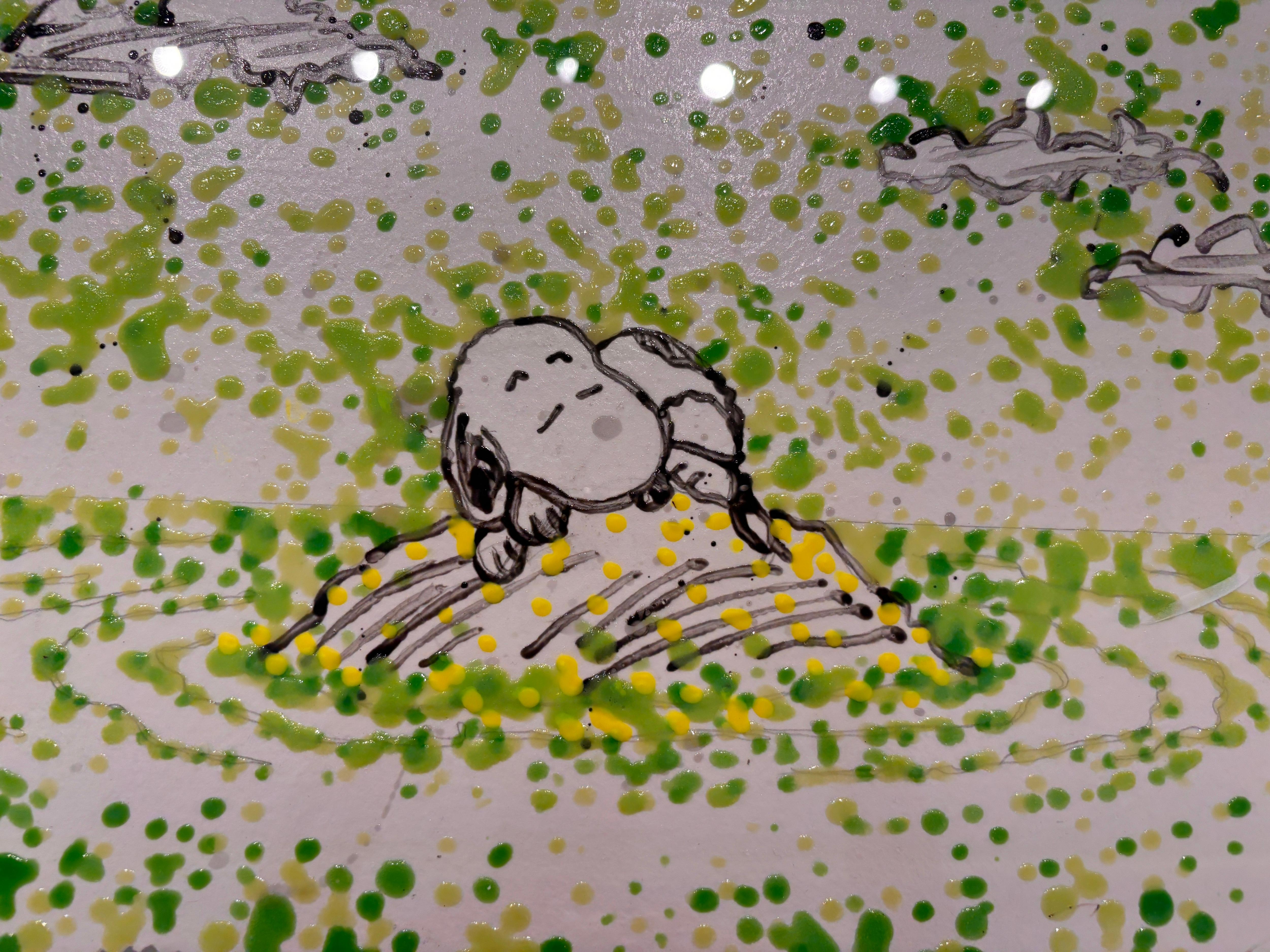 Isola nel Sole Giorno 10 - Abstract Painting Grigio di Tom Everhart