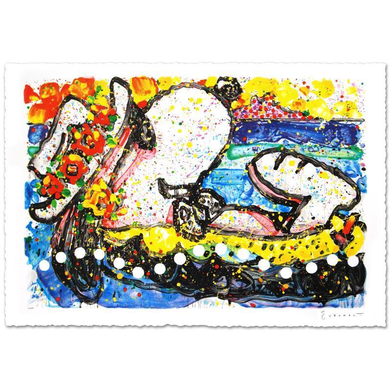 Tom Everhart Print - "Chillin" Limited Edition Hand Pulled Original Lithograph