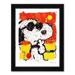 "Cool & Intelligent" Signed Limited Edition Original Lithograph, Framed