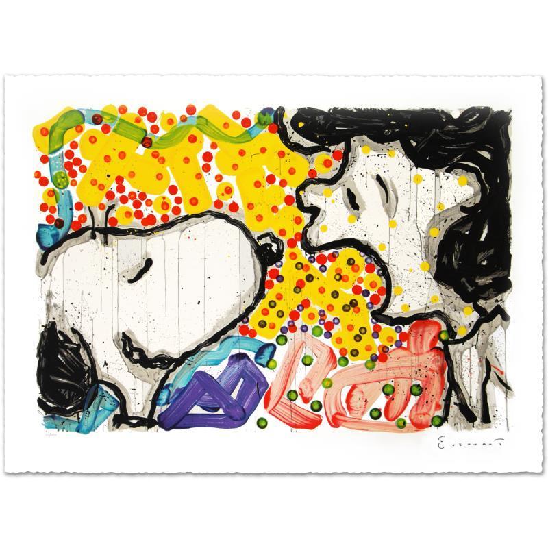 Tom Everhart Figurative Print - "Drama Queen" Limited Edition Hand Pulled Original Lithograph
