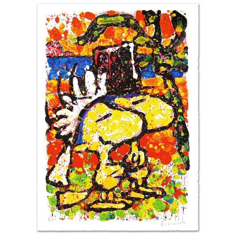 Tom Everhart Figurative Print - "Hitched" Limited Edition Hand Pulled Original Lithograph