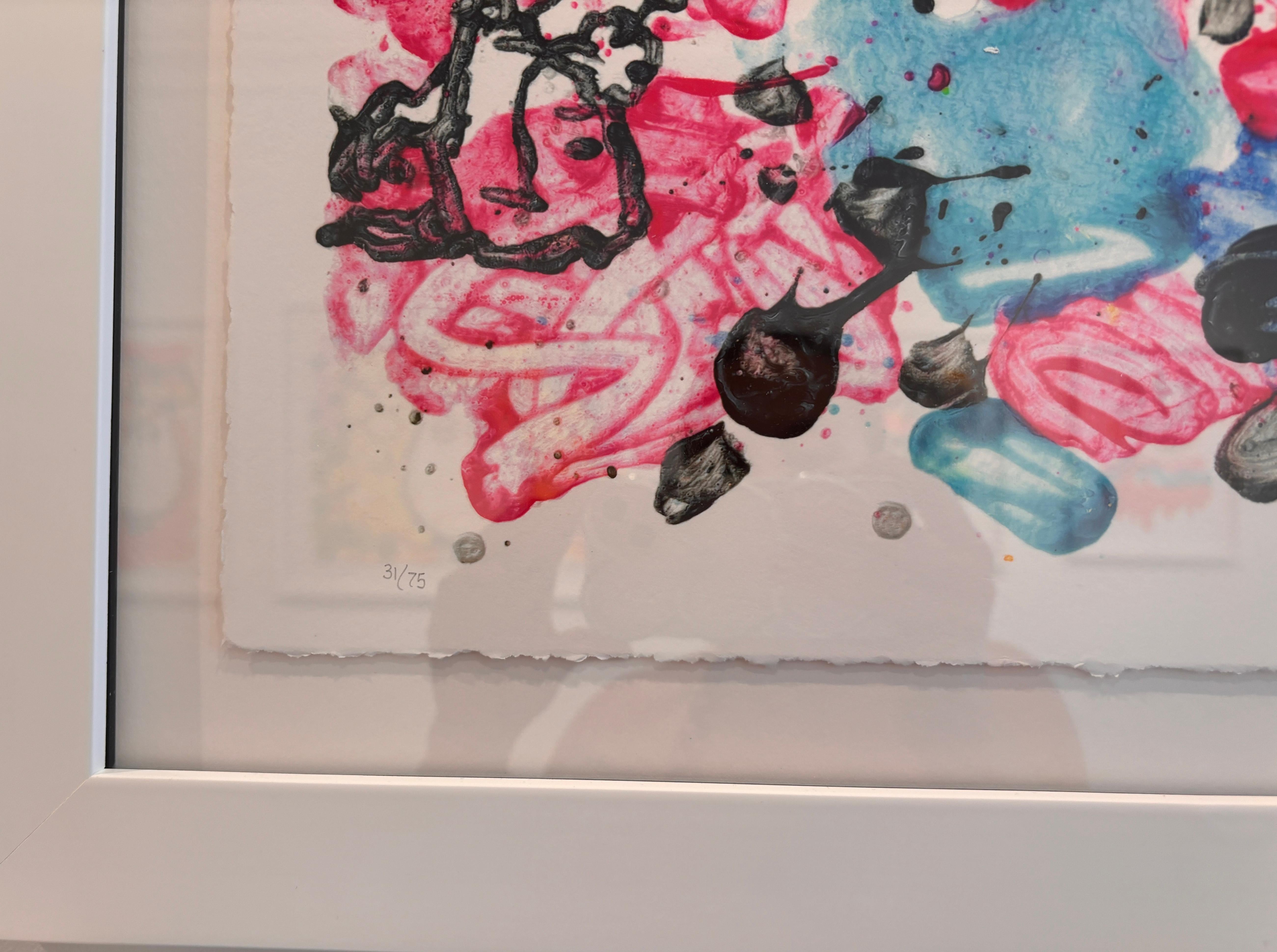 Part One Nuvoloso 7:00 Volo mattutino - Abstract Print Marrone di Tom Everhart