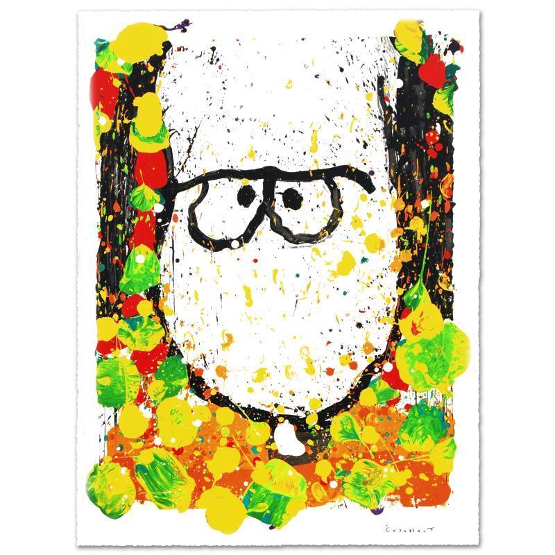 Tom Everhart Figurative Print - "Squeeze the Day-Monday" Limited Edition Hand Pulled Original Lithograph