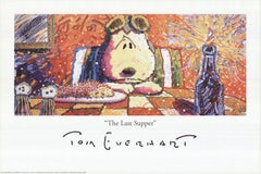 Vintage Tom Everhart 'The Last Supper'- Offset Lithograph