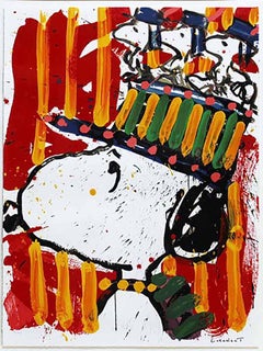 Tom Everhart, "WHY I DONT WEAR HATS" Lithograph Signed and numbered
