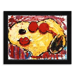 "Very Cool Dog Lips In Brentwood" Signed Limited Edition Original Lithograph
