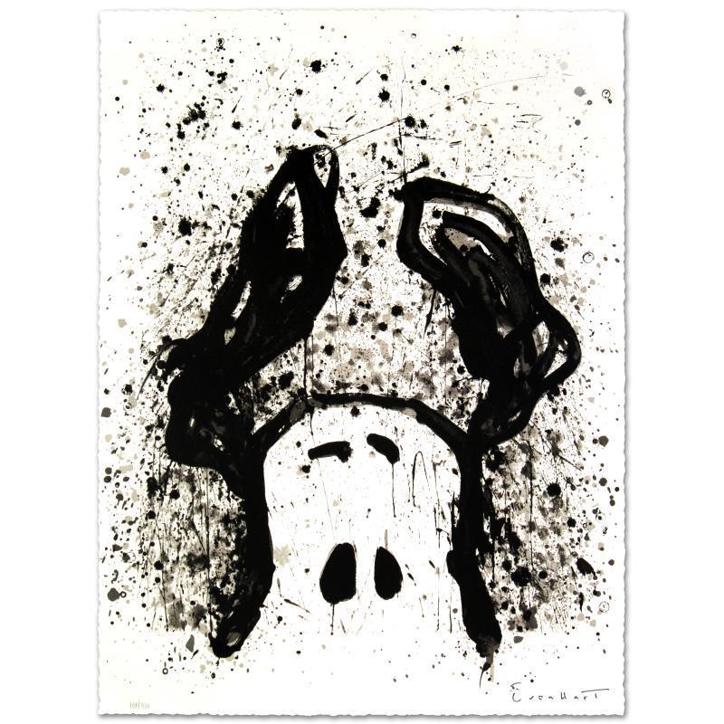 Tom Everhart Print - "Watchdog 12 O'Clock" Limited Edition Hand Pulled Original Lithograph