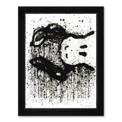 "Watchdog 9 O'Clock" Signed Limited Edition Original Lithograph, Framed
