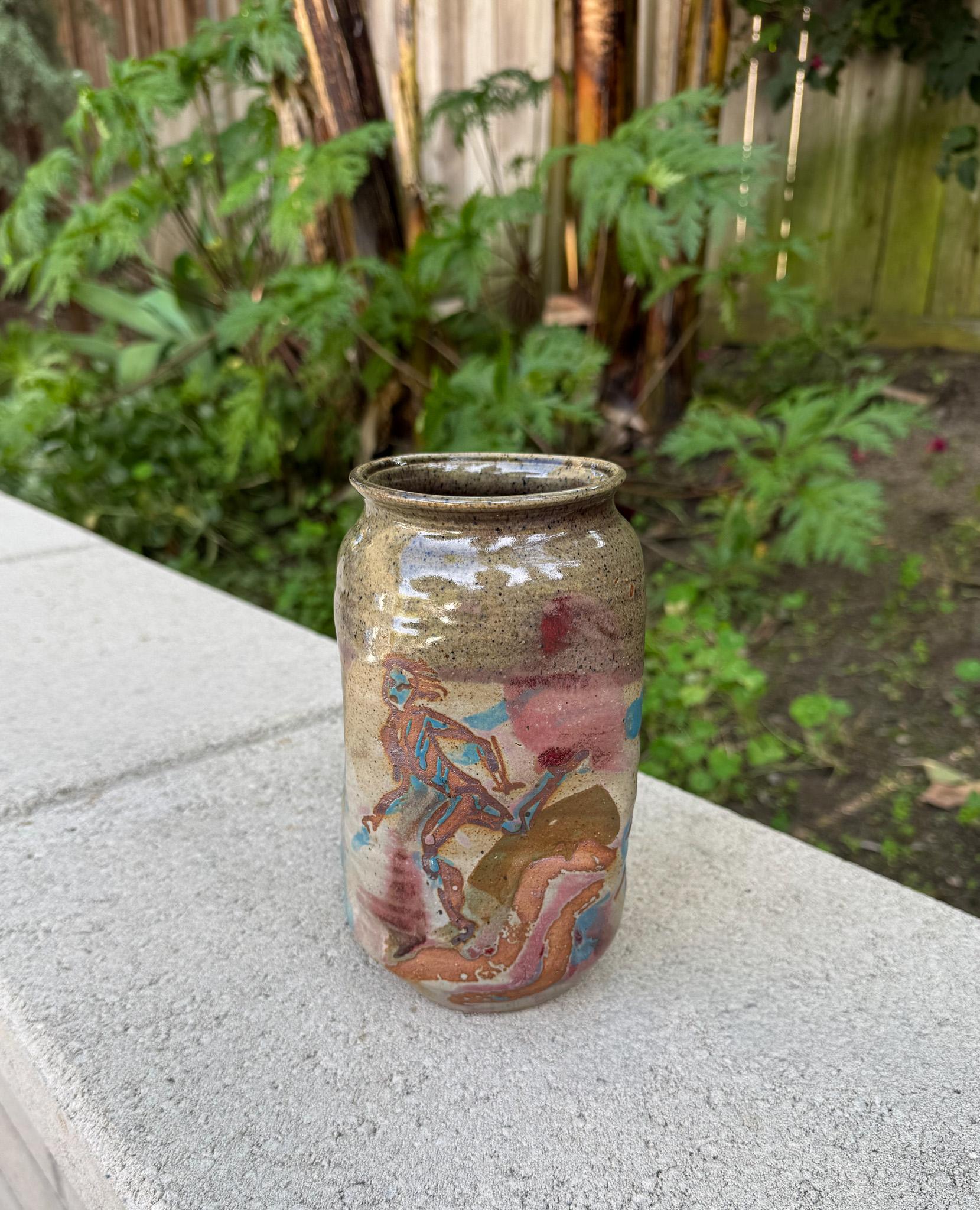 Vaso in ceramica Tom Ferguson, Stati Uniti, anni '90 in vendita 2