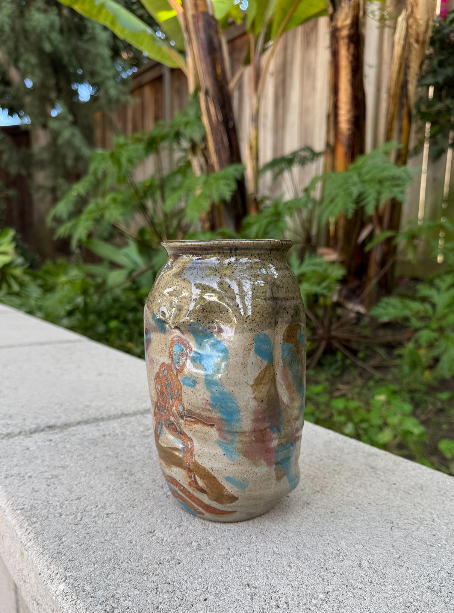 Vaso in ceramica Tom Ferguson, Stati Uniti, anni '90 in vendita 3