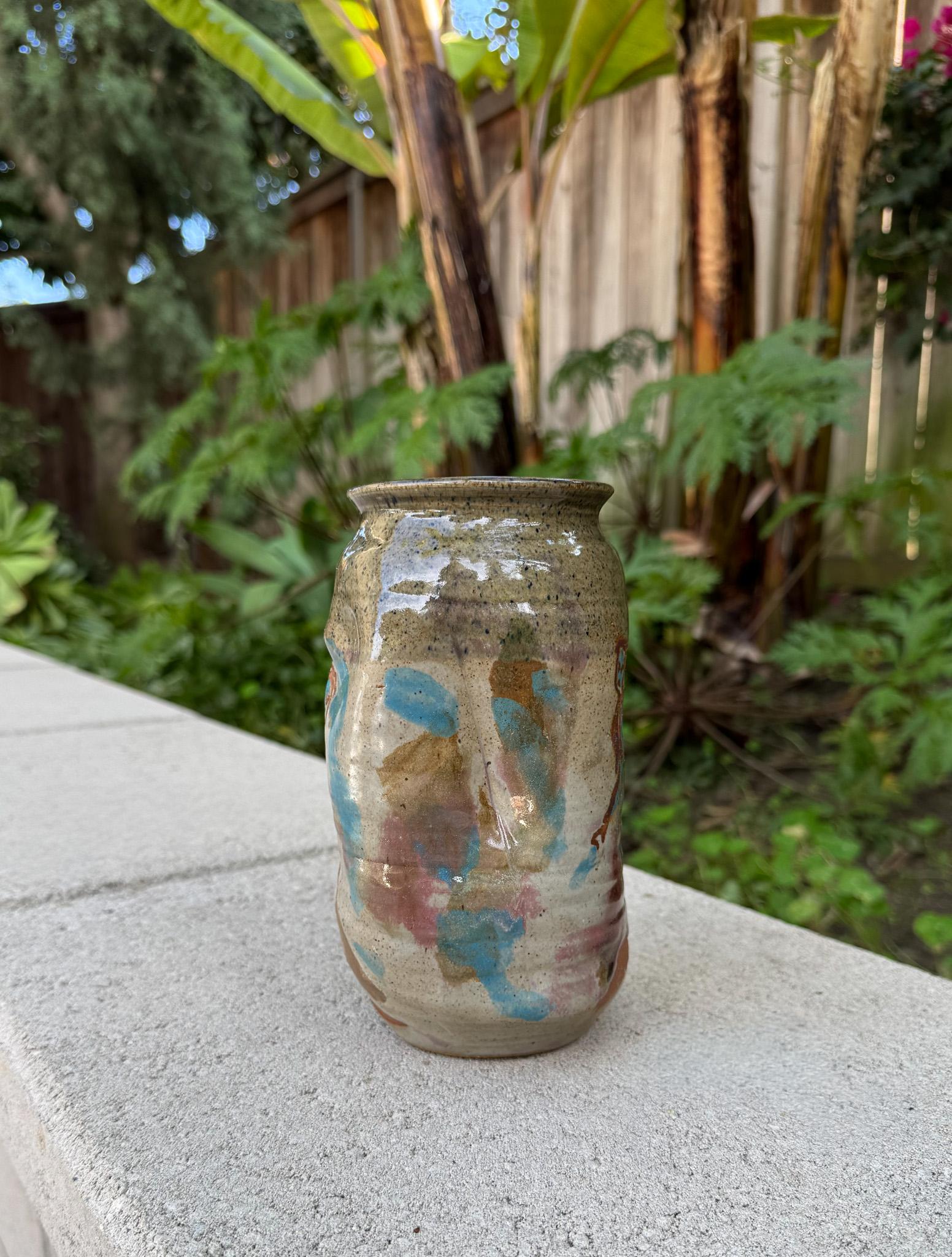 Vaso in ceramica Tom Ferguson, Stati Uniti, anni '90 In condizioni buone in vendita a San Juan Capistrano, CA