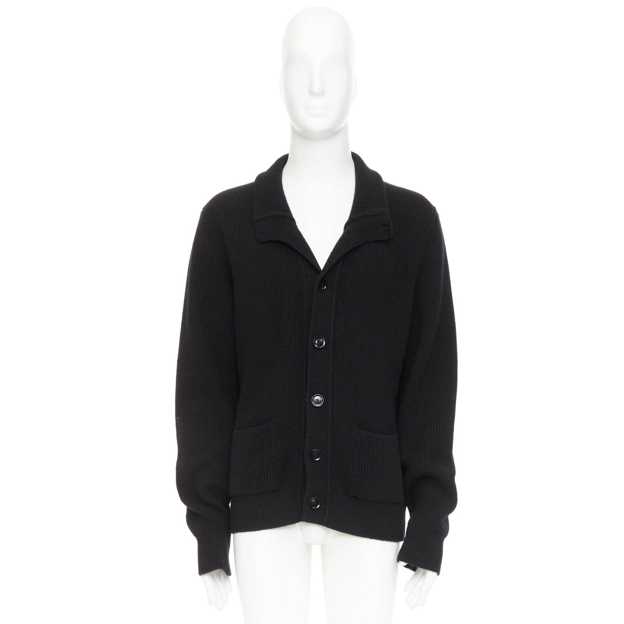 TOM FORD 100% cachemire pull col châle cardigan IT52 L en vente 5