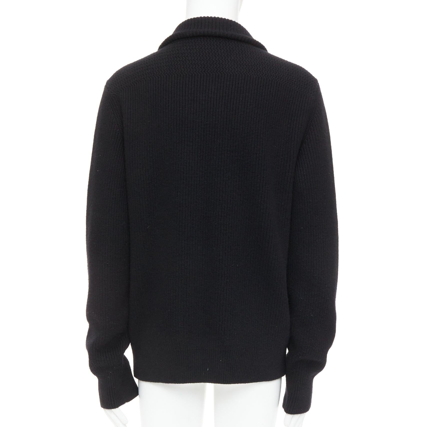 TOM FORD 100% cachemire pull col châle cardigan IT52 L en vente 1