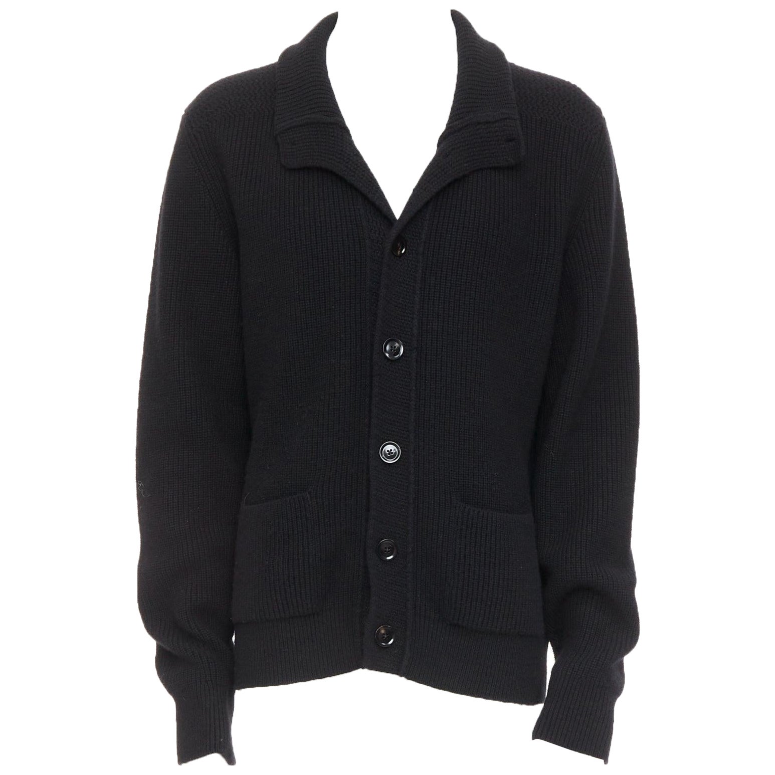 TOM FORD 100% cashmere shawl collar sweater cardigan IT52 L