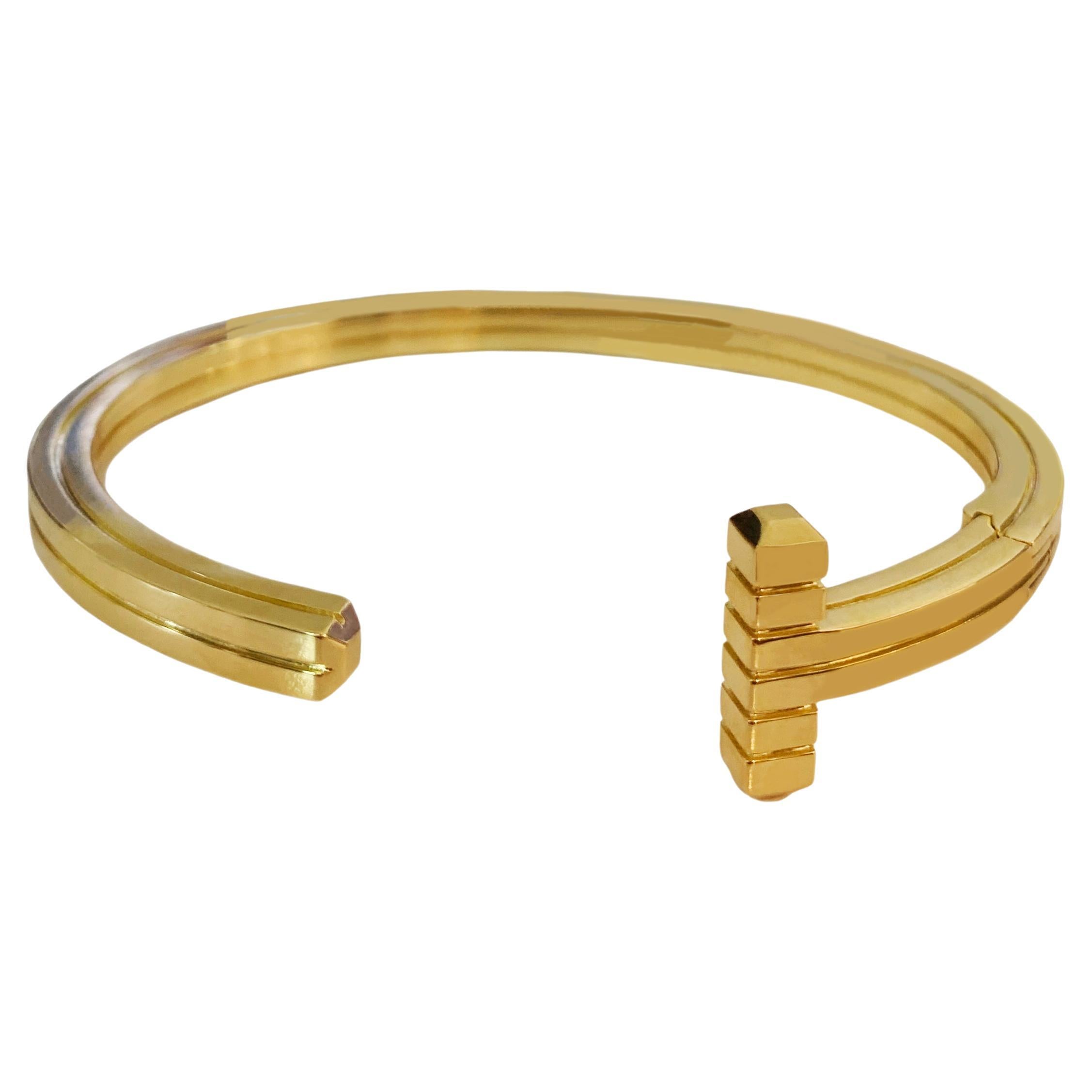 Buy Dainty and Minimalist Bangle Bracelet Cuff Bracelet 18k Gold Online in  India  Etsy