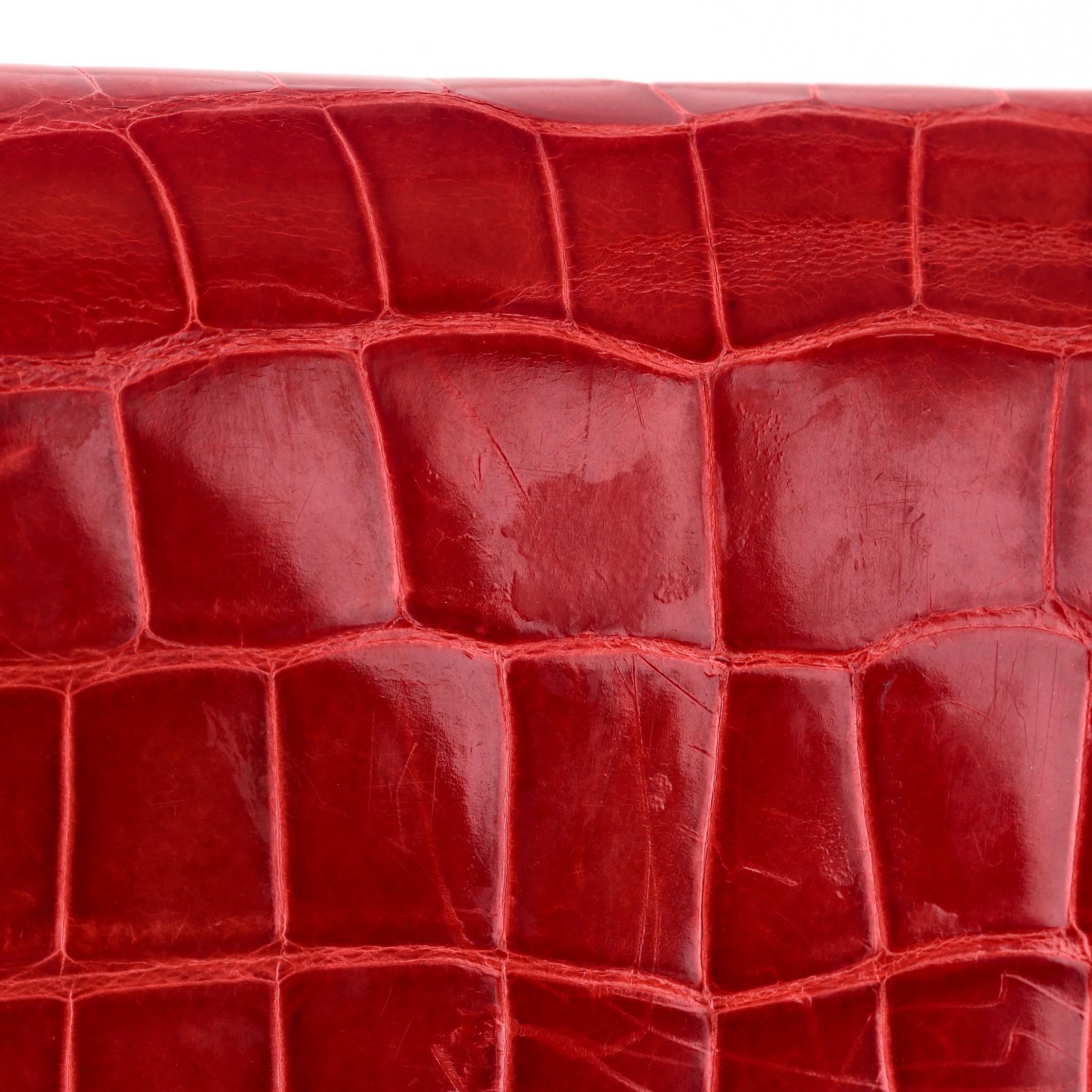 Tom Ford Alligator Skin Clutch Bag For Sale 5