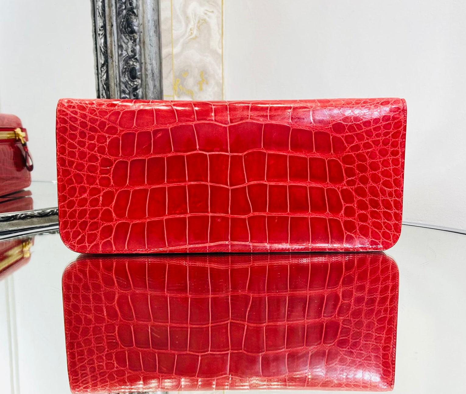 Women's Tom Ford Alligator Skin Clutch Bag For Sale