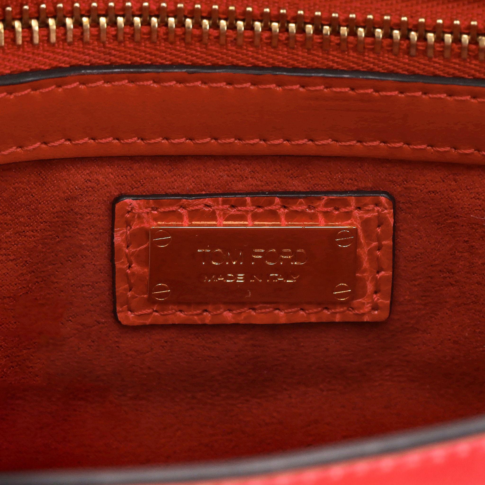 Tom Ford Alligator Skin Clutch Bag For Sale 2