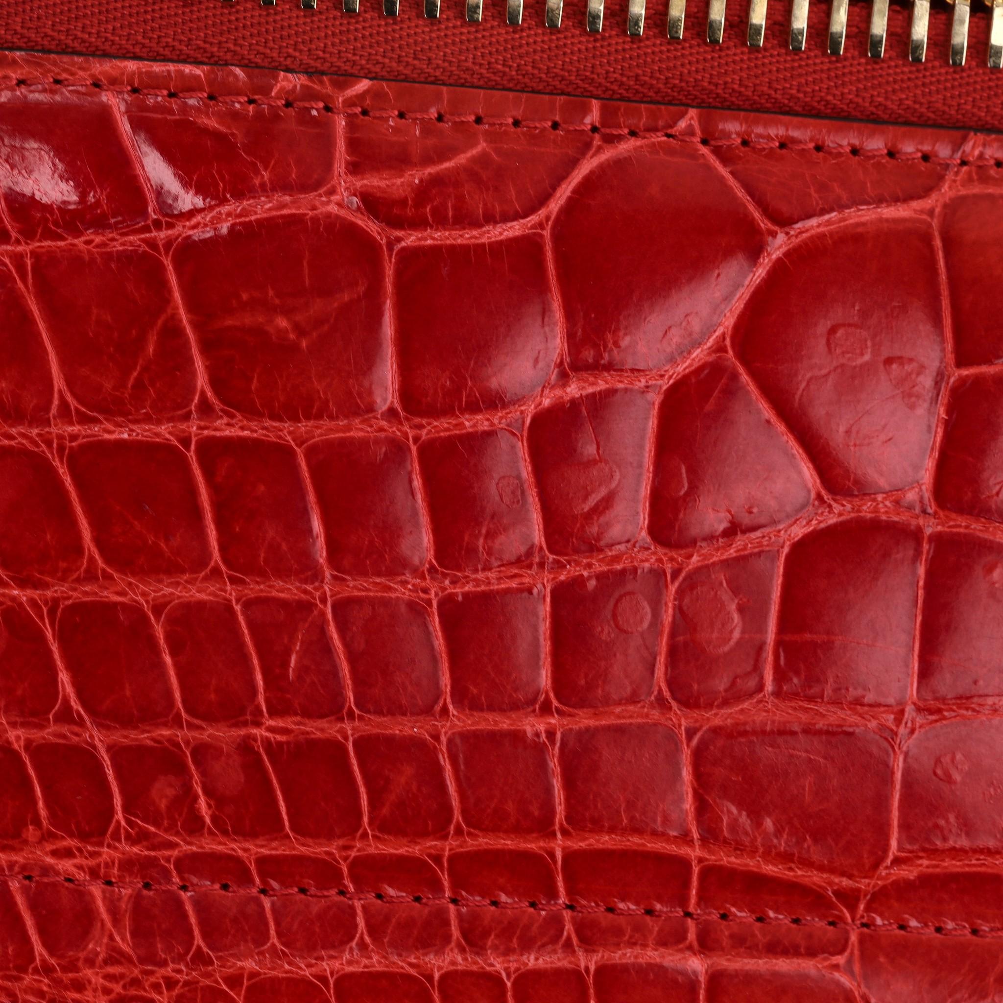 Tom Ford Alligator Skin Clutch Bag For Sale 4