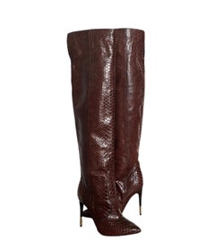 Tom Ford Anaconda Over the Knee Boots Size 38.5