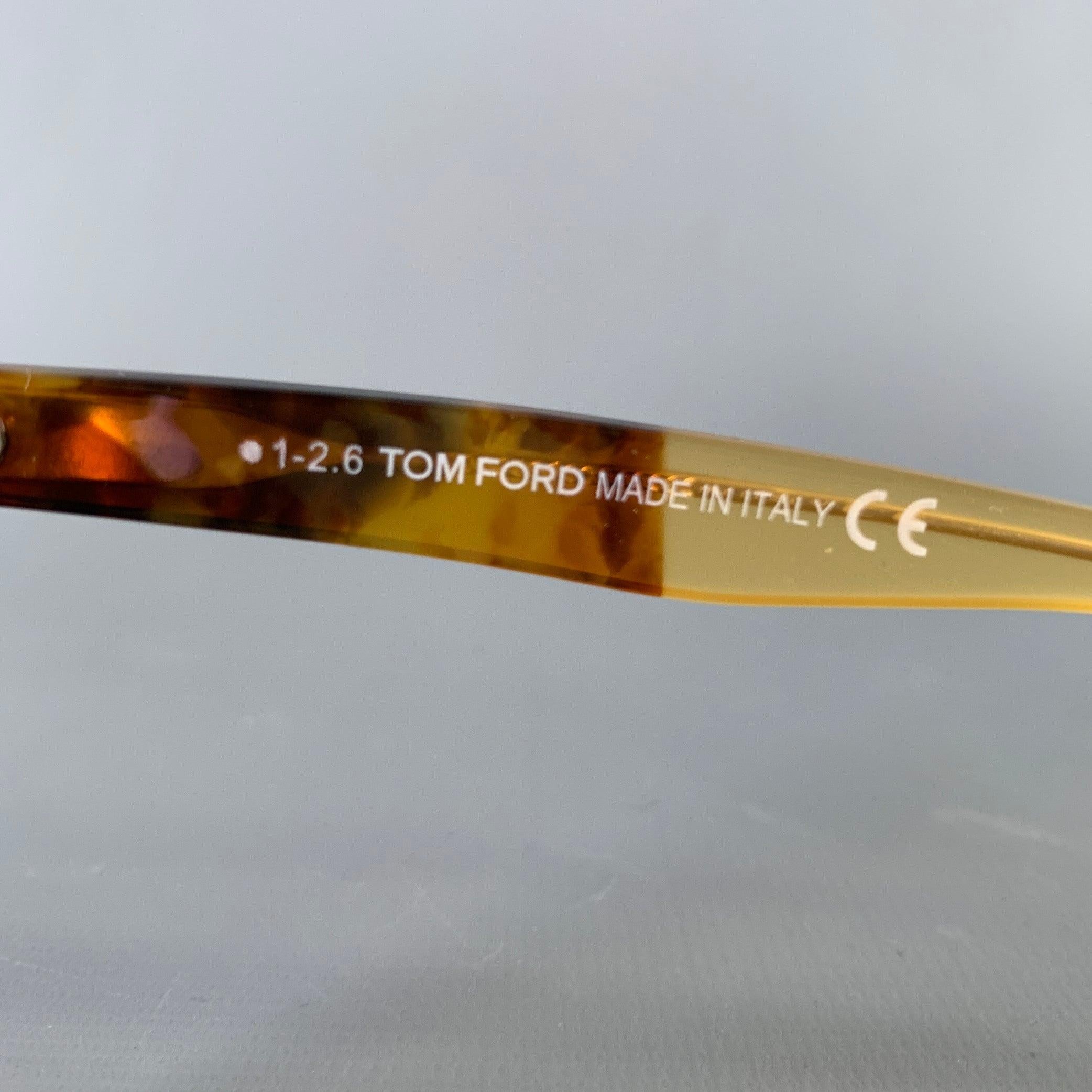 TOM FORD Andrew Yellow Amber Acetate Sunglasses 2