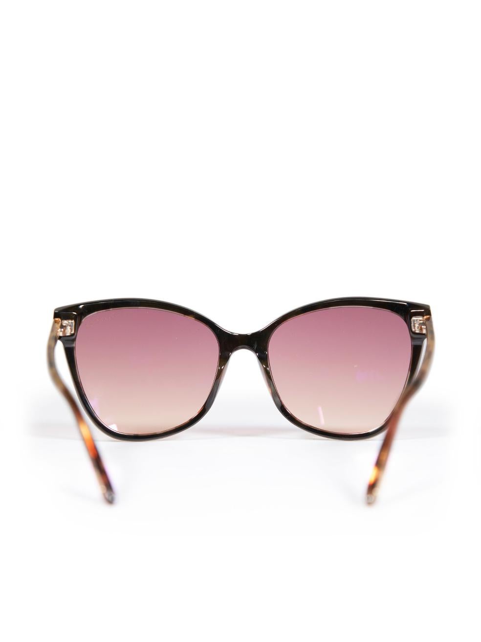 Women's Tom Ford Ani Pink Gradient Cat Eye Sunglasses For Sale