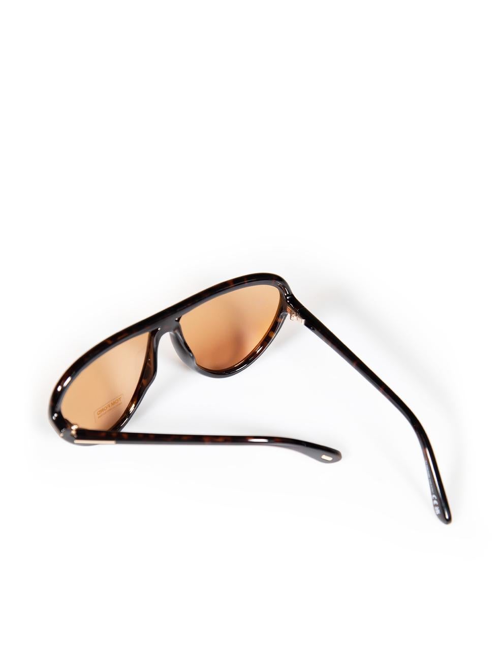 Tom Ford Arizona Dark Havana Pilot Sunglasses For Sale 3