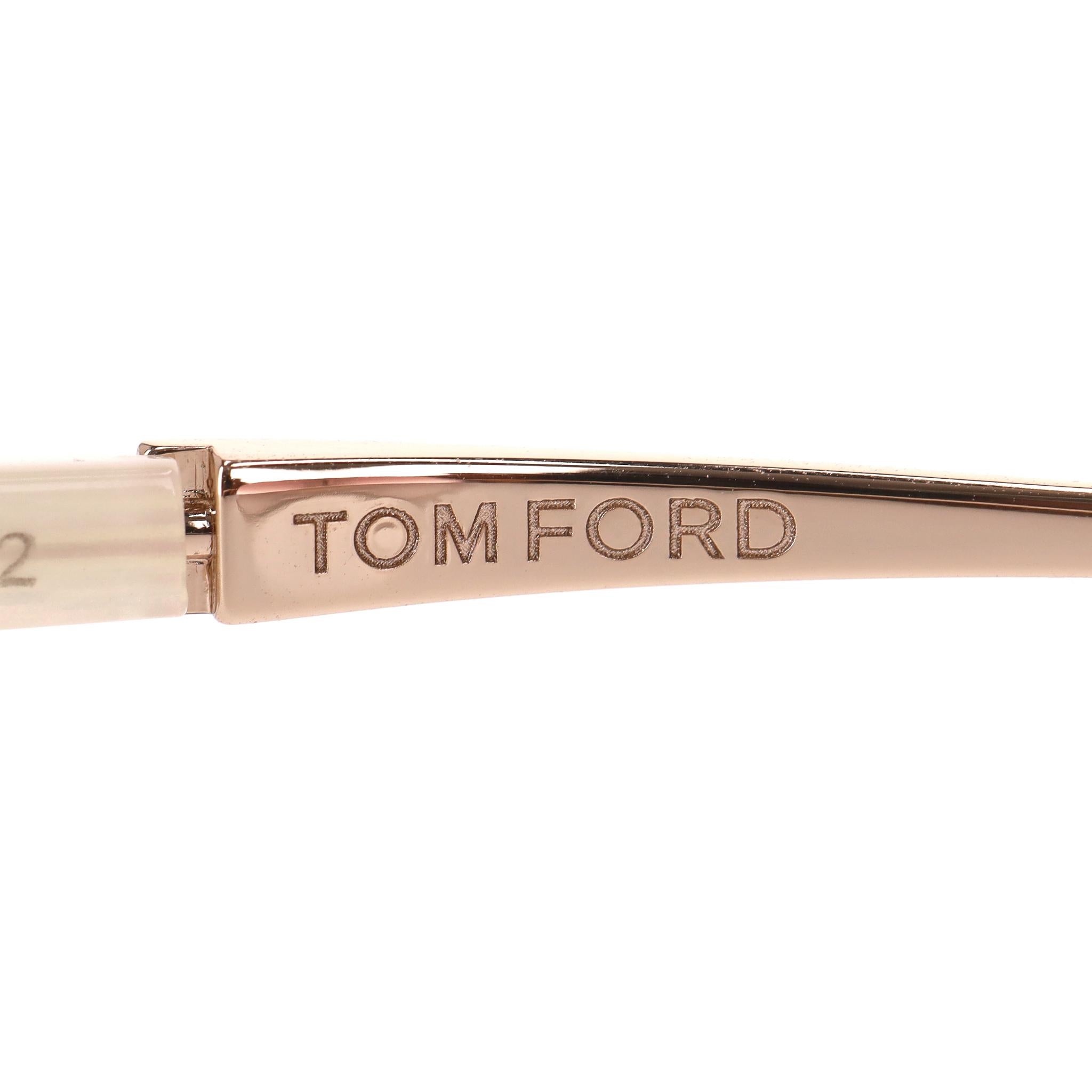Occhiali da sole Tom Ford Aviator Eva in vendita 4