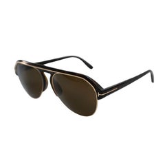 Tom ford Aviator Schildpatt Dunkle Havana FT0929 Sonnenbrille