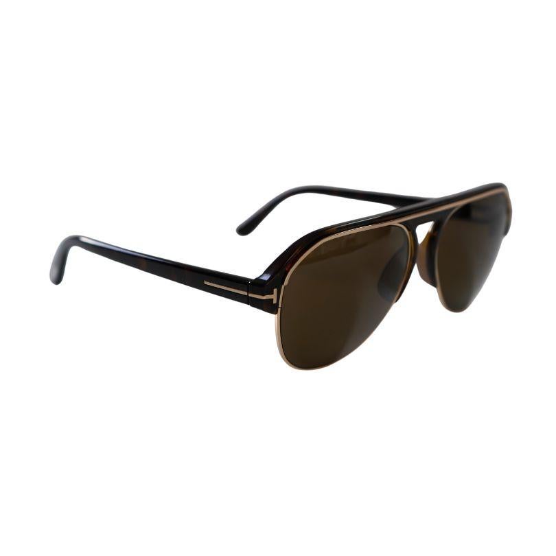 Tom ford Aviator Tortoise Dark Havana FT0929 Sunglasses For Sale 1