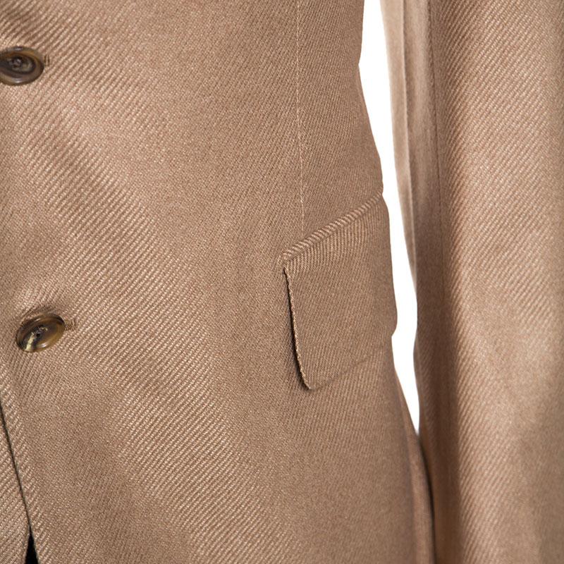 Men's Tom Ford Beige Silk Cashmere Blend Blazer XL