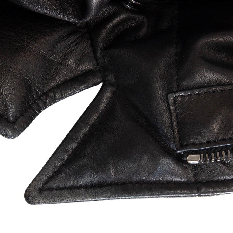 Tom Ford Black 2021 Soft Leather Quilted Short Puffer Jacket 38 Xs For Sale At 1stdibs