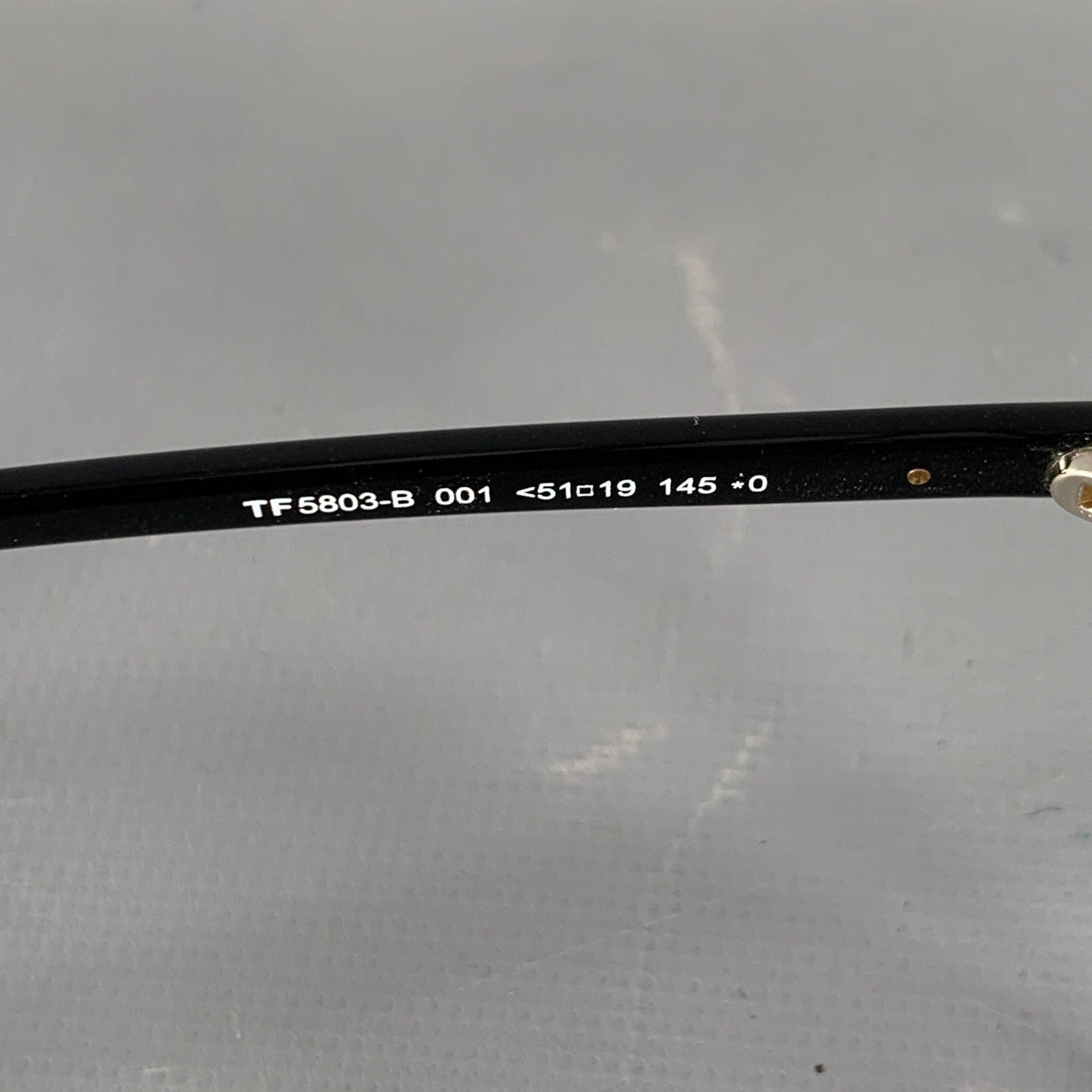 Men's TOM FORD Black Acetate Frames For Sale