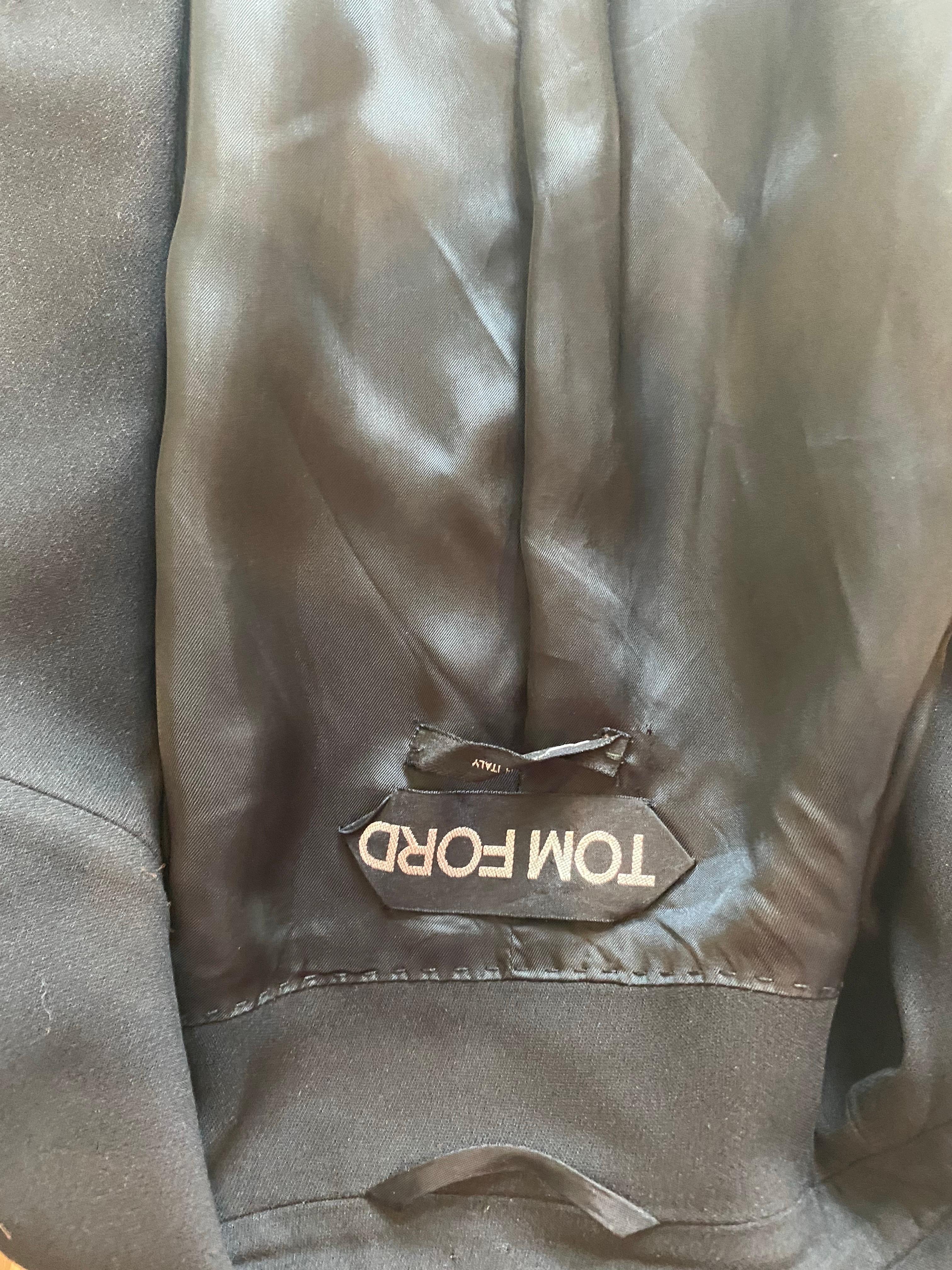 Tom Ford Schwarzer Blazer im Angebot 4