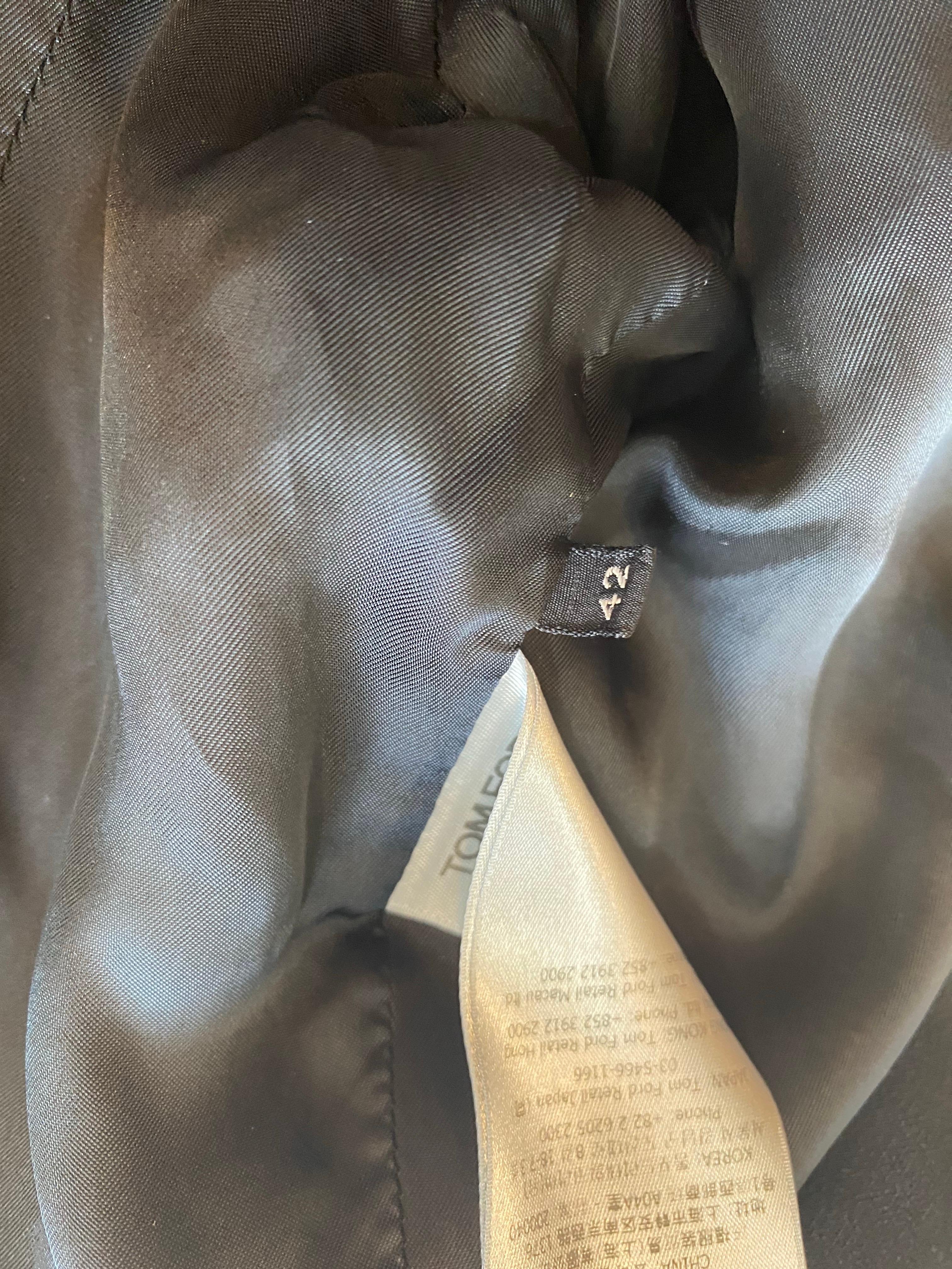 Tom Ford Schwarzer Blazer im Angebot 5