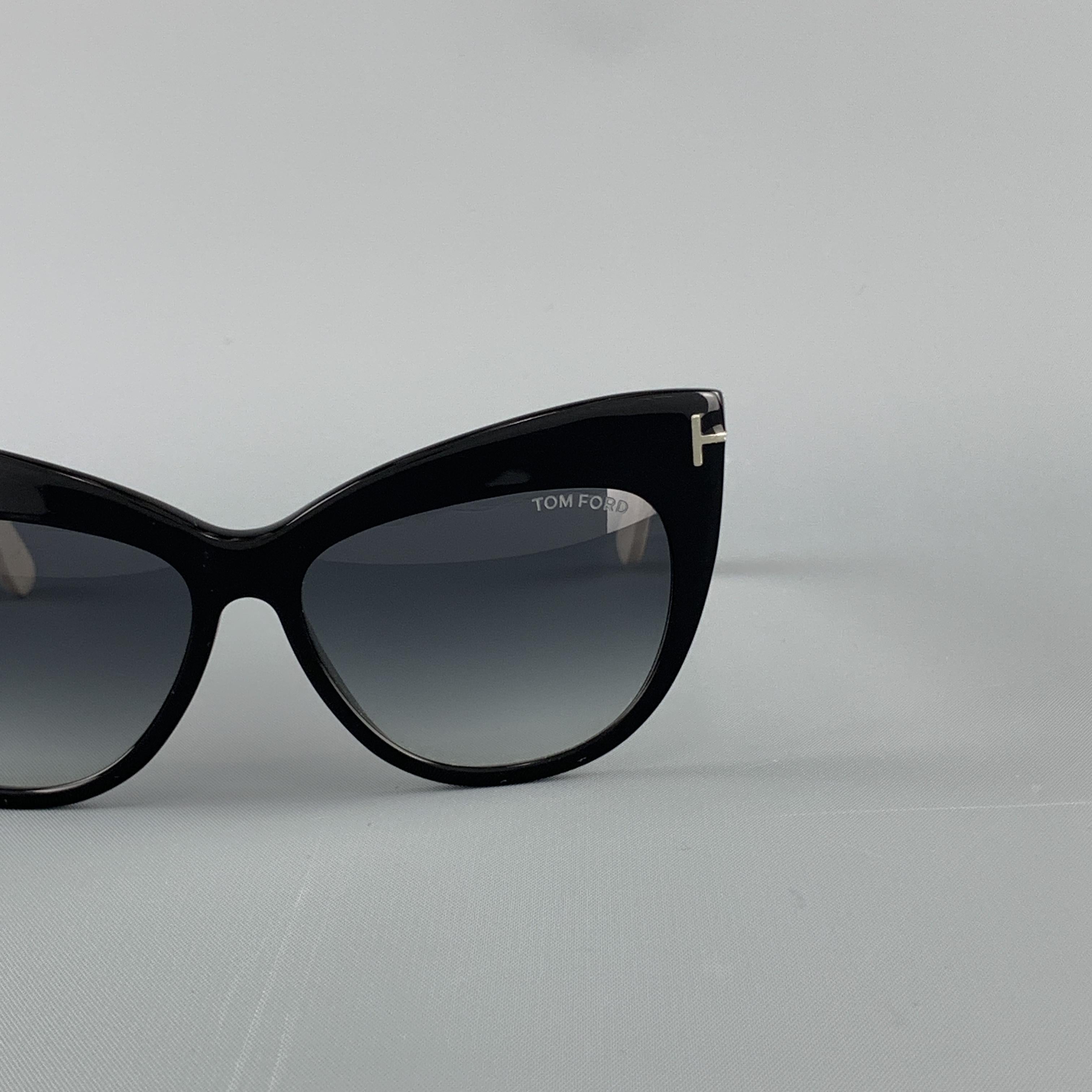 cream cat eye sunglasses