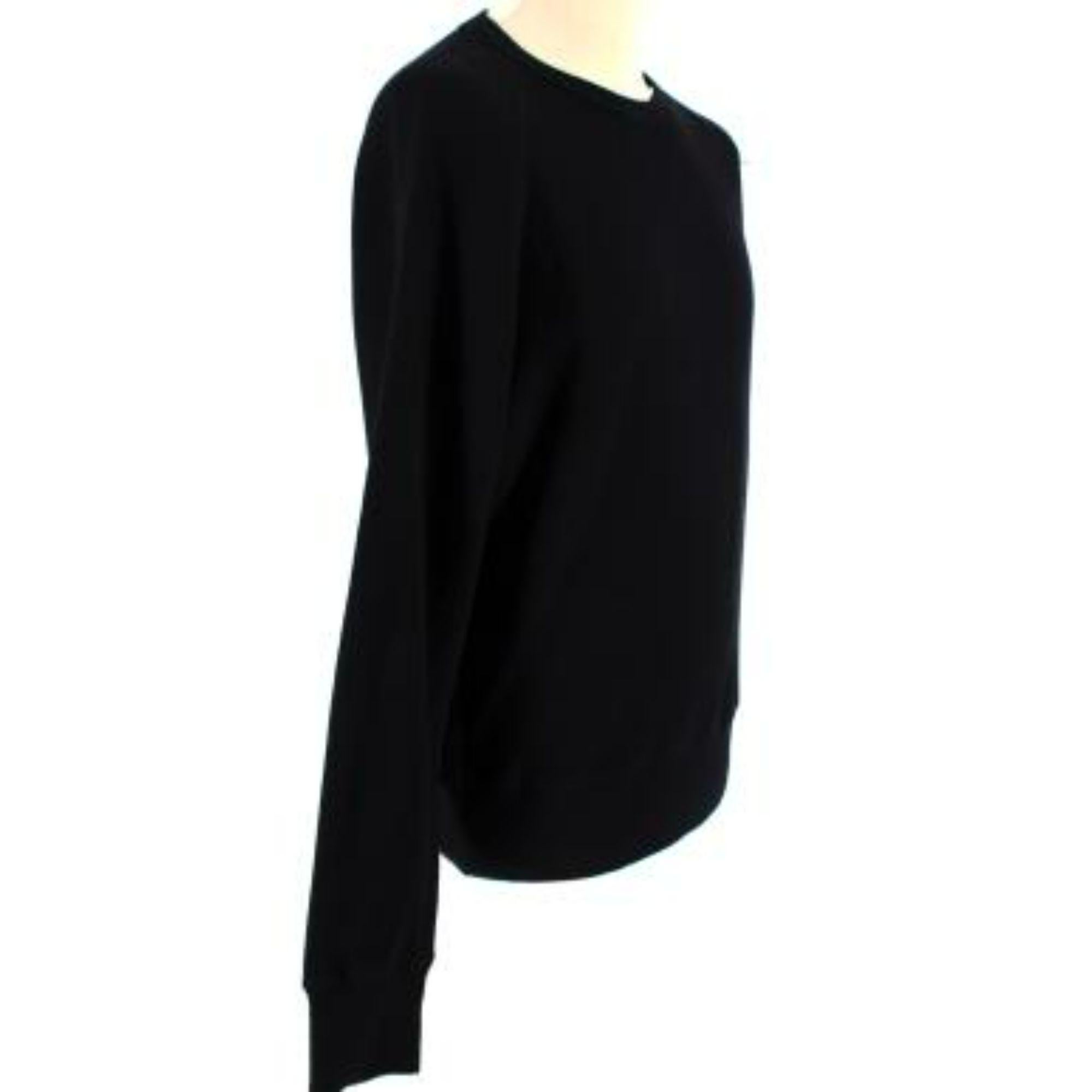 Tom Ford Black Crew Neck Jumper In Good Condition For Sale In London, GB