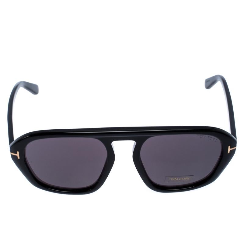 Styled to eloquently express your personal style, these Tom Ford sunglasses come in an acetate frame with the T logo extending to the temples. While its design will make you stand out, the lenses will provide ample protection.

Includes: The Luxury